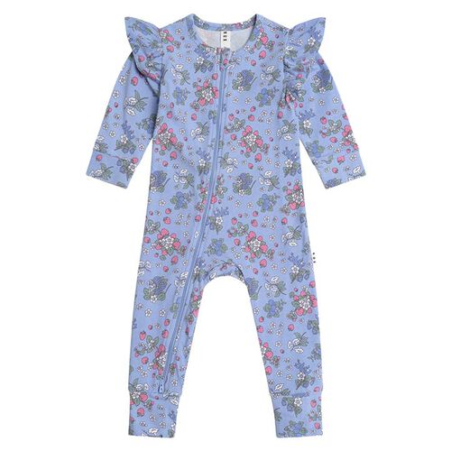Huxbaby Strawberry Garden Zip Romper